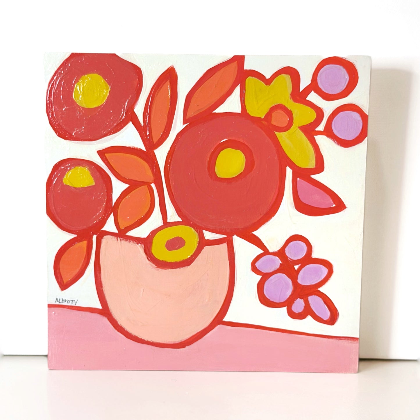 Scarlet - Original Artwork, 8" x 8"