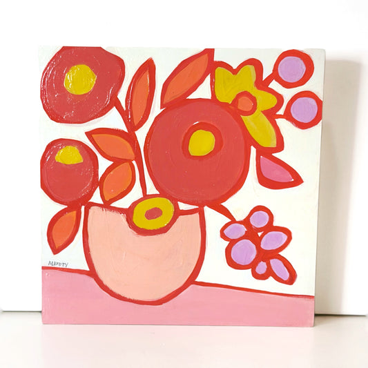 Scarlet - Original Artwork, 8" x 8"