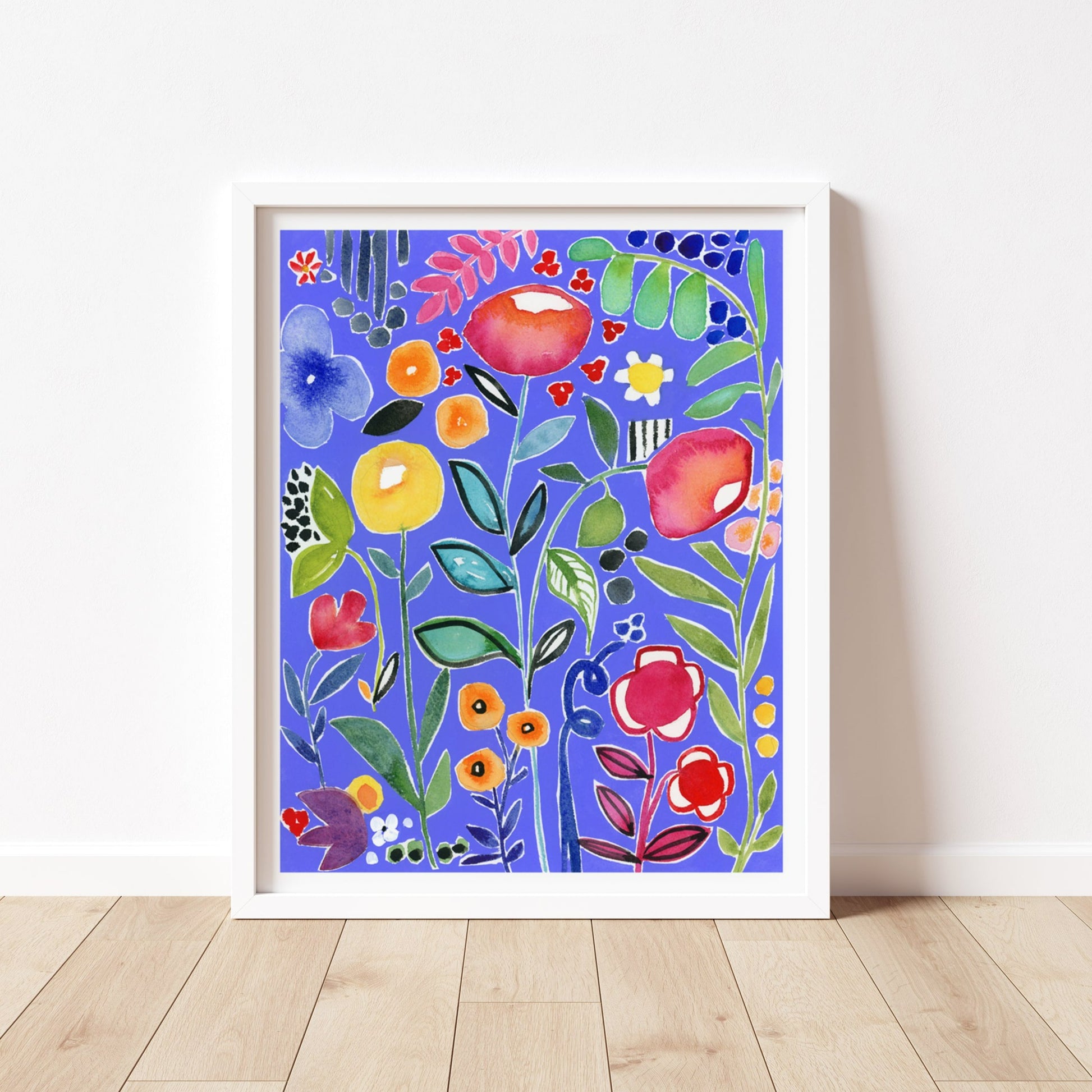 floral watercolor fine art print