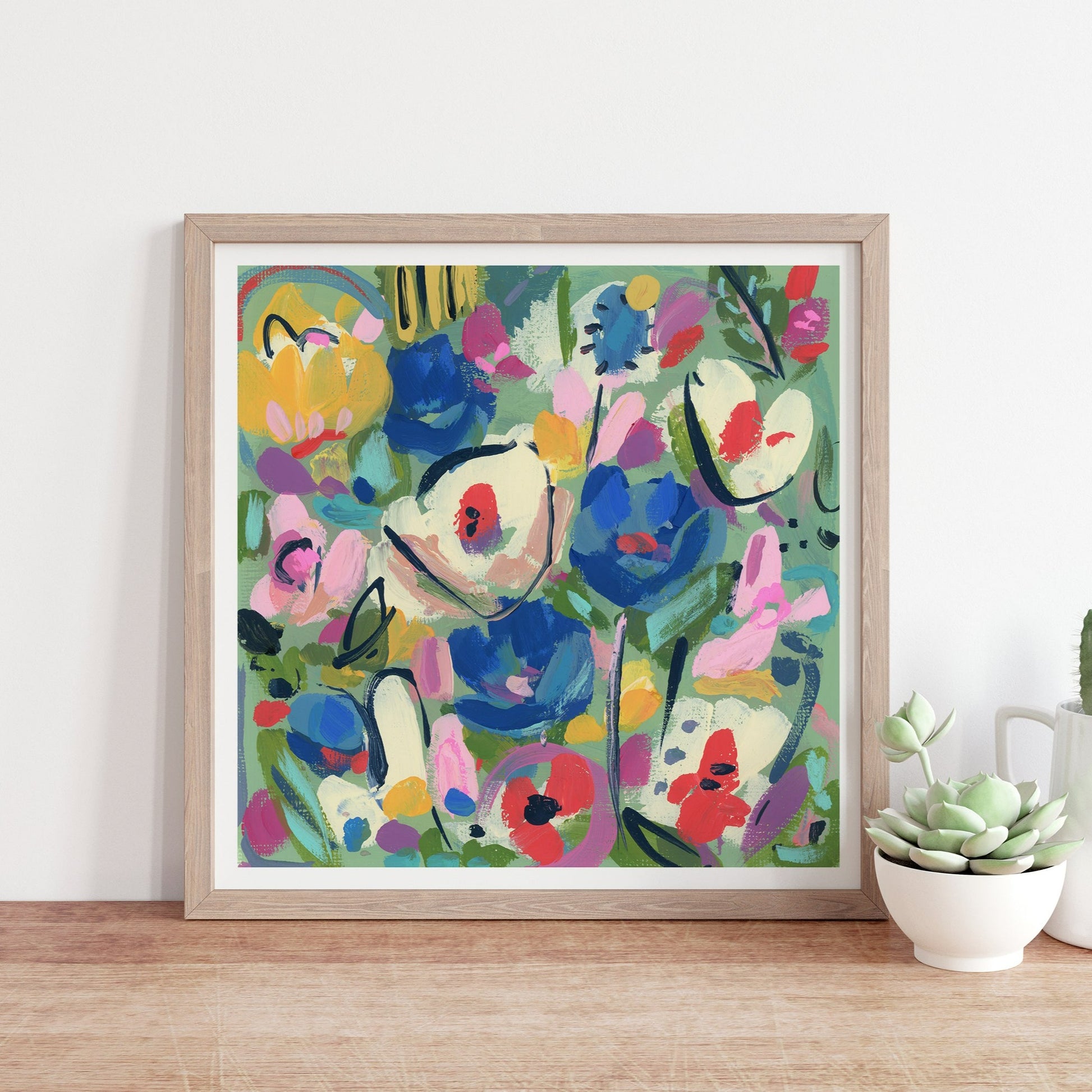 abstract floral fine art print