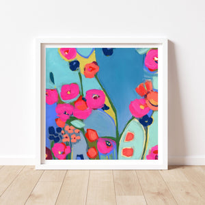 abstract floral fine art print